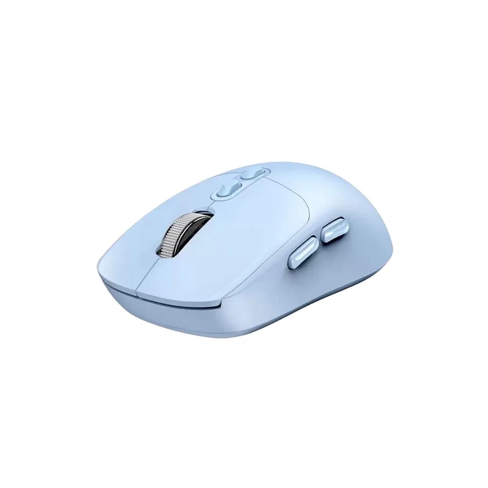 MOUSE Genius "NX-8080S", PC sau NB, wireless 2.4GHz, Bluetooth, optic, 1600 dpi, butoane/scroll 6/1, acumulator, buton Copilot, albastru deschis, "31030042402" 4710268262480 — miniatură