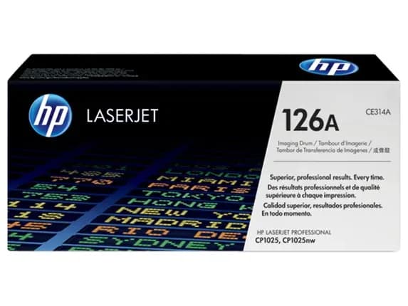 Drum Unit Original HP Black/Color, nr.126A, pentru LaserJet M175|CP1025|M275|M176, 14K/Negru si 7K/ Color, "CE314A"