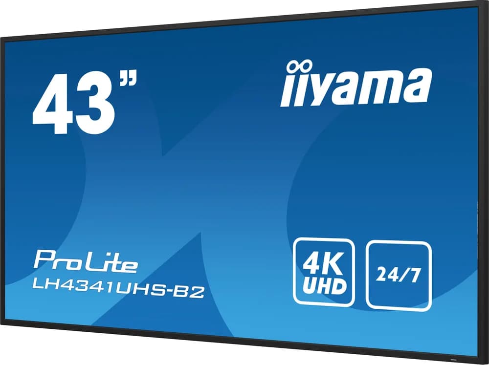 Monitor LED ProLite LH4341UHS-B2 43" IPS LED, 4K, 24/7 Digital Signage, 1xVGA, 3xHDMI "LH4341UHS-B2" — miniatură