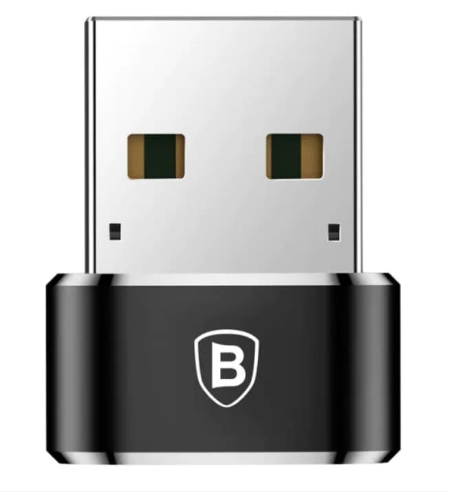 Adaptor Baseus Mini CAAOTG-01, negru — miniatură