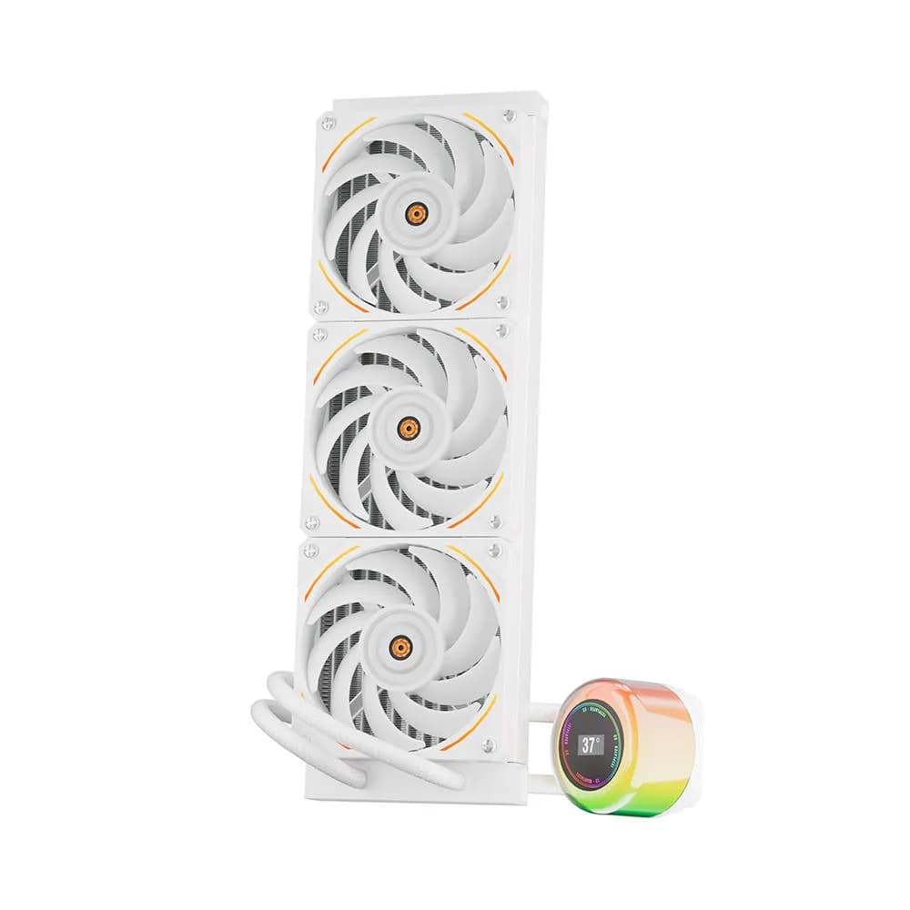 Cooler Procesor 1stPlayer CC-360-WH, Lichid, 12 cm, 3 ventilatoare, aRGB — miniatură