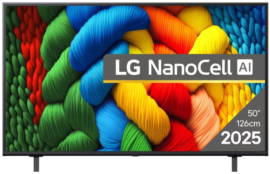 Televizor LG NanoCell 50NANO80A3B, 126 cm, Smart, 4K Ultra HD, Clasa F (Model 2025)