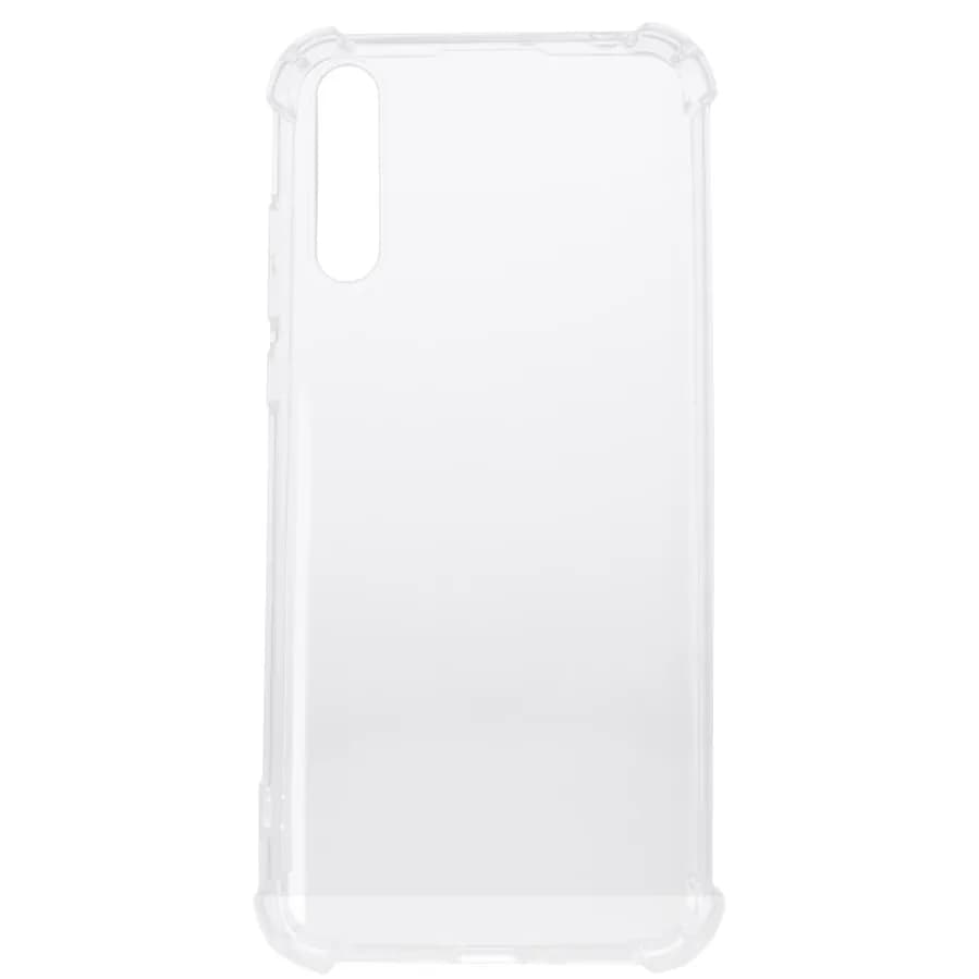 Husa Huawei telefon P Smart S, transparent, tip back cover, protectie suplimentara antisoc la colturi, material flexibil TPU, "SPPC-HU-P-SS-CLR" — miniatură