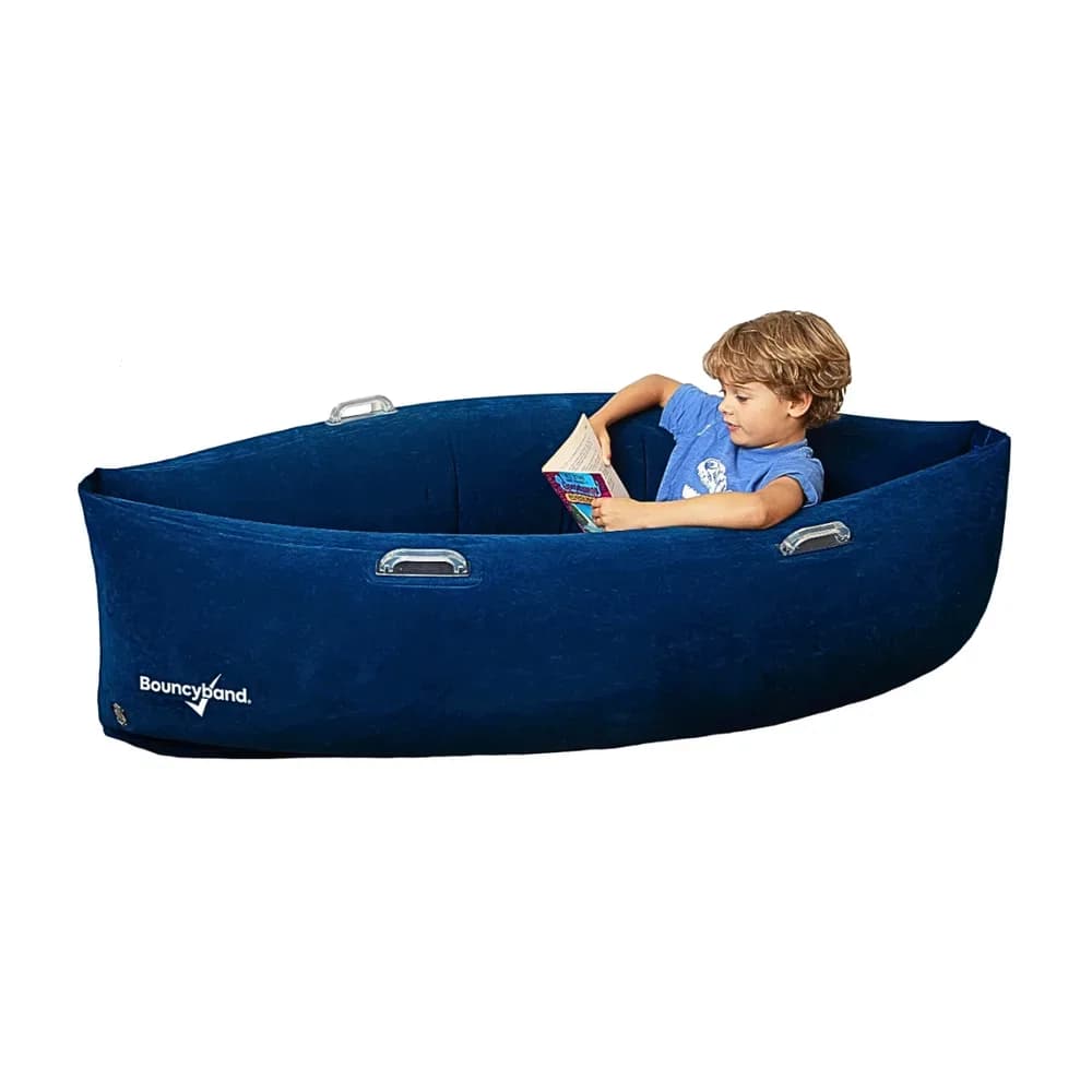 Peapod Îmbrățișare Confortabil Senzorial 1,5m/Albastru – de la Bouncyband