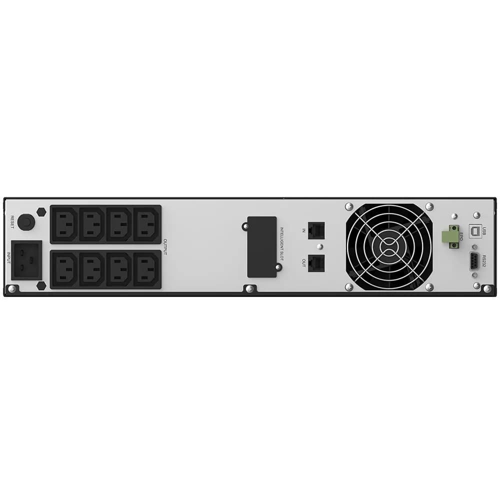UPS nJoy Argus 3000, 1800W, LCD, USB, Rackmount 2U — miniatură