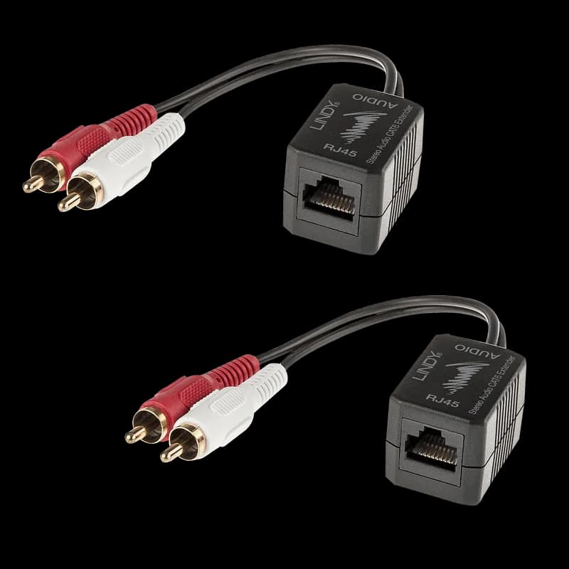 Extender Stereo Audio, Cat. 5/6, 100 m, analogic, Lindy 70460