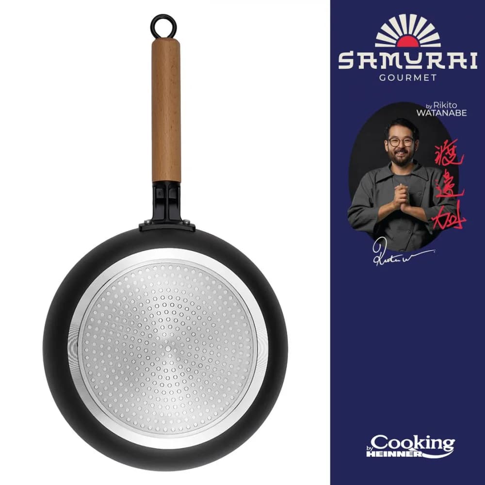 TIGAIE ALUMINIU 26X5 CM, RIKITO WATANABE, SAMURAI GOURMET, COOKING BY HEINNER — miniatură