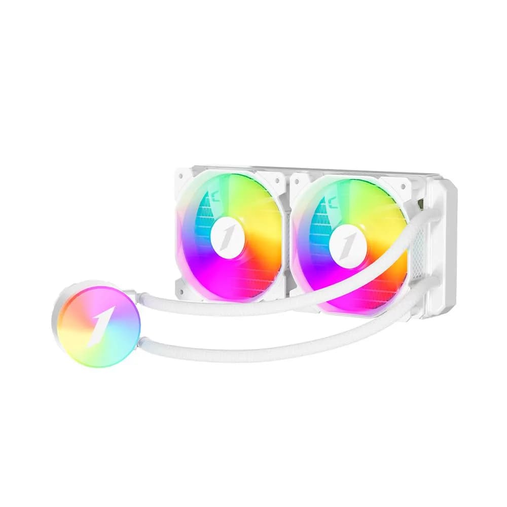 Cooler Procesor 1STPLAYER THUNDERSTORM TS2 240, Lichid, 12 cm, 2 ventilatoare, aRGB — miniatură