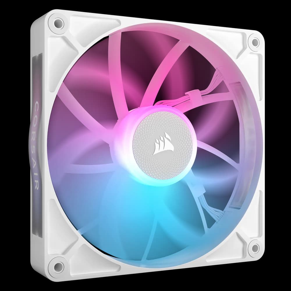 VENTILATOR Corsair iCUE LINK RX140 1x140mm RGB ALB, viteza 0.300-1700 RPM +/- 10%, 18.1-95.7 CFM, Presiune Statica: 0.15-3.79 mm-H2O, 10-36dBA, Prindere magnetica, Lungime cablu 135mm "CO-9051023-WW" — miniatură