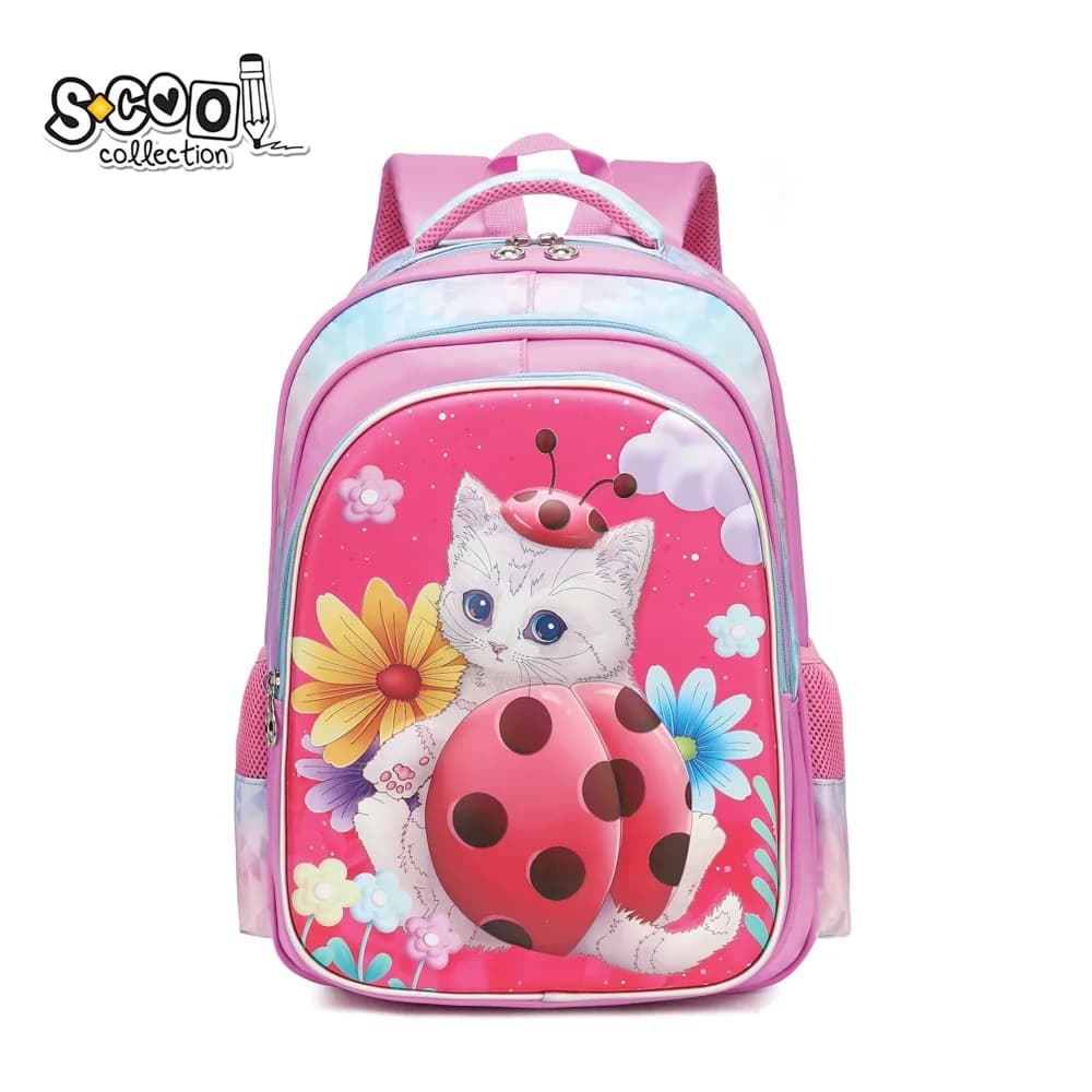 Ghiozdan 3D, 41x31x24 cm, LADYBUG - S-COOL