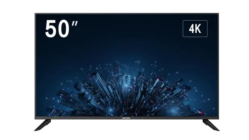 Monitor Hikvision DS-D5050U3-1V0S UHD 50" 60HZ, lumina de fundal: D- LED, luminozitate: 300 cd/m², interfata: HDMI ×3, difuzor: 8 Ω 10 W ×2, alimentare: 100-240 VAC, 50/60 Hz, VESA: 7.87 inch × 7.87 inch, dimensiuni: cu baza: 43.74 (W) inch × 27.48 (H) inch × 9.1 (D) inch, fara baza: 43.74 (W) inch