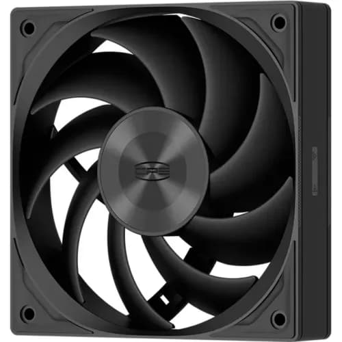 Ventilator PCCooler "F5 R120", 120mm, 500 - 2200 RPM, FDB bearing, 86.73 CFM, 4pin PWM, negru, "F5R120 BK " — miniatură