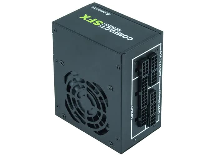 SURSA Chieftec Compact 550 W, modulara, certificare 80 Plus Gold, ventilator 80 mm x 1, PCI-E 6+2 pin x 2, SATA x 6, "CSN-550C" — miniatură