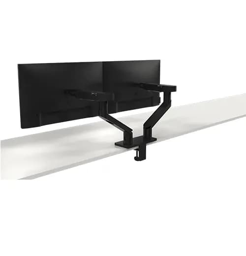 Suport Monitor de Birou Dual, Dell 482-BBDL, 19" - 38", VESA 100x100, suporta pana la 10kg, negru — miniatură