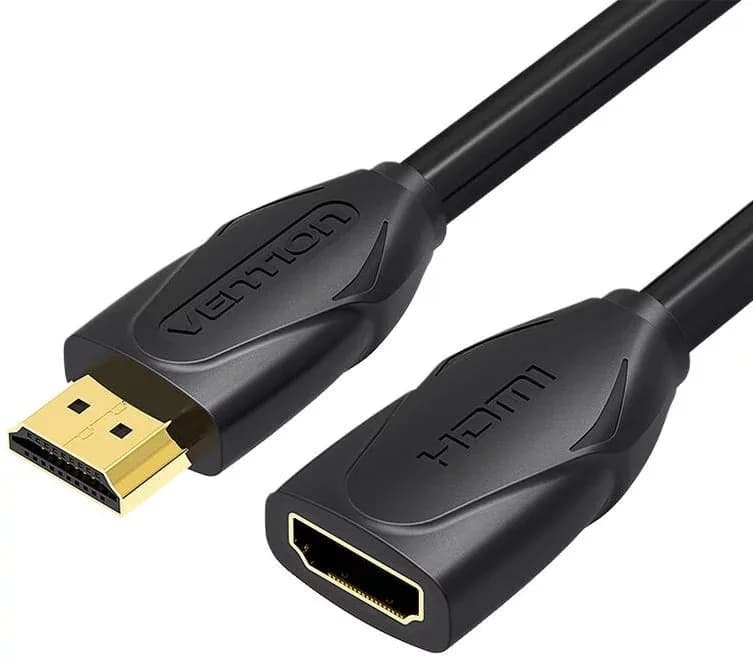 Cablu video prelungitor Vention, HDMI(M) la HDMI(T), 3m, rezolutie 4K la 60Hz, PVC, negru, "VAA-B06-B300" - 6922794721173