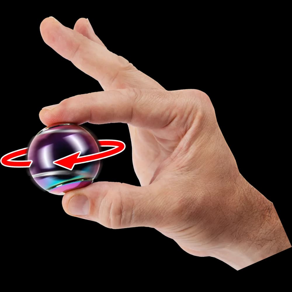 Bopster Spin Ball, Multicolor, Metalizat — miniatură