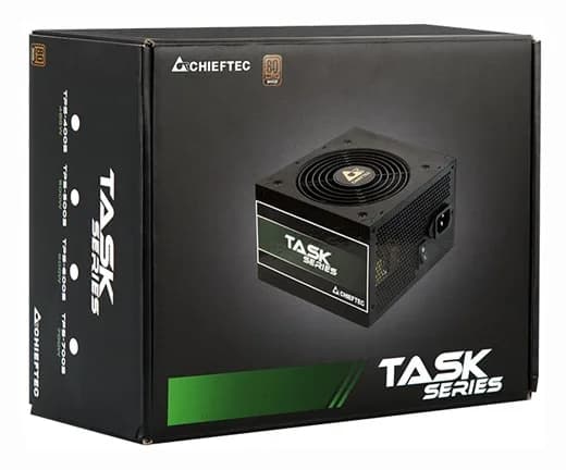 SURSA Chieftec Task 700 W, non-modulara, certificare 80 Plus Bronze, ventilator 120mm, PCI-E 6+2 pin x 4, SATA x 6, "TPS-700S" — miniatură