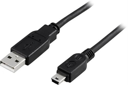 Cablu Deltaco USB – 1 m – A-mini B