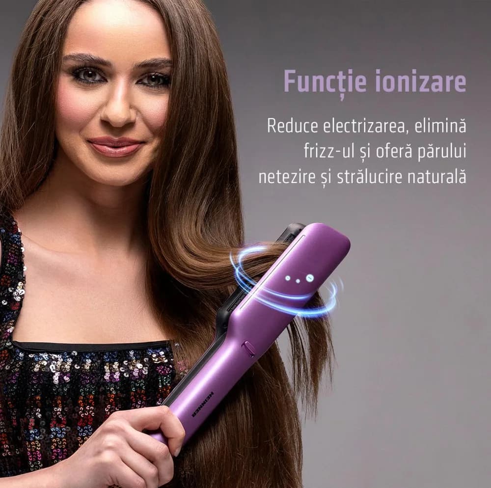 PLACA DE INDREPTAT PARUL CU AER CALD PROFESIONALA HEINNER HHS-Y2IN1BLDC-PP — miniatură