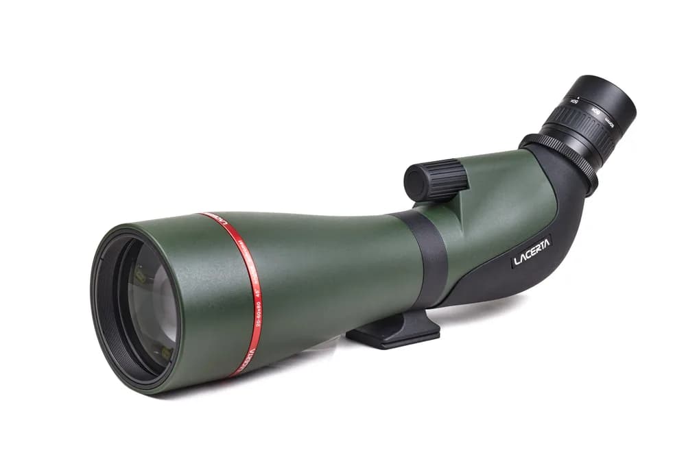 Lunetă de observare Lacerta Birding de 80mm, 20-60x, cu vizare înclinată