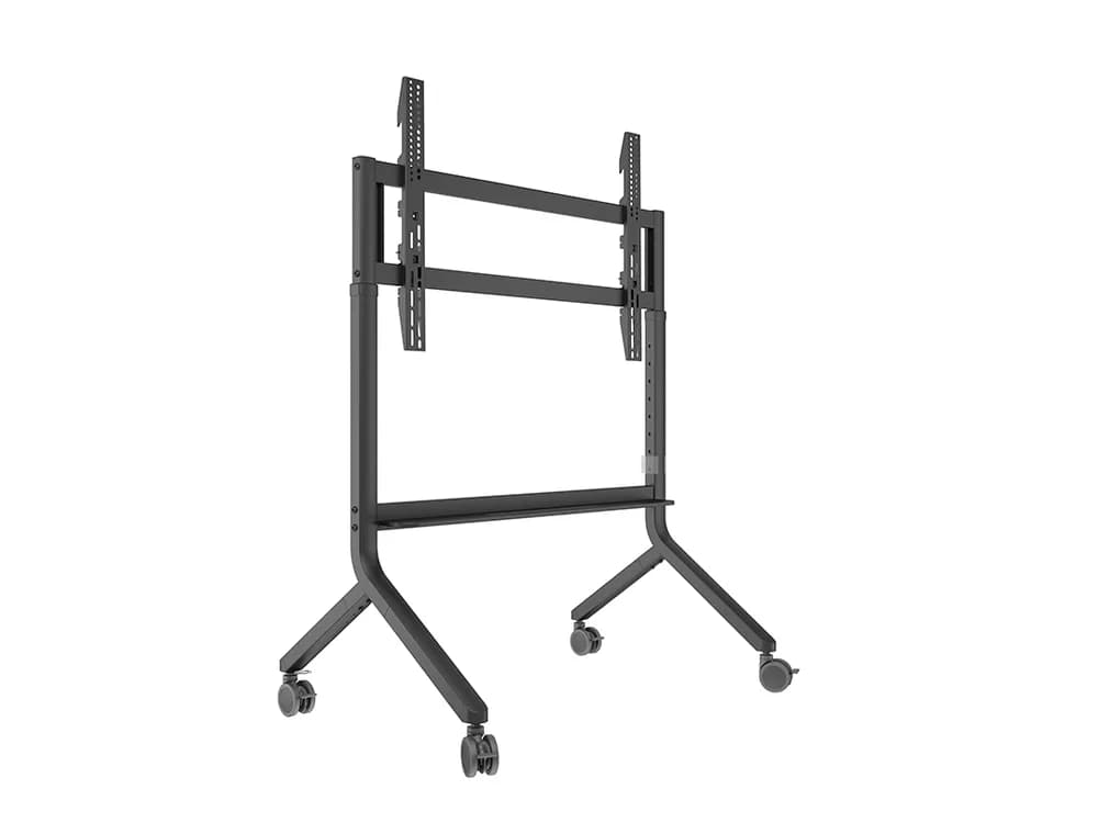 Stand mobil Multibrackets MB-4237, 50"- 86", max.90kg, inaltime ajustabila, raft media inclus