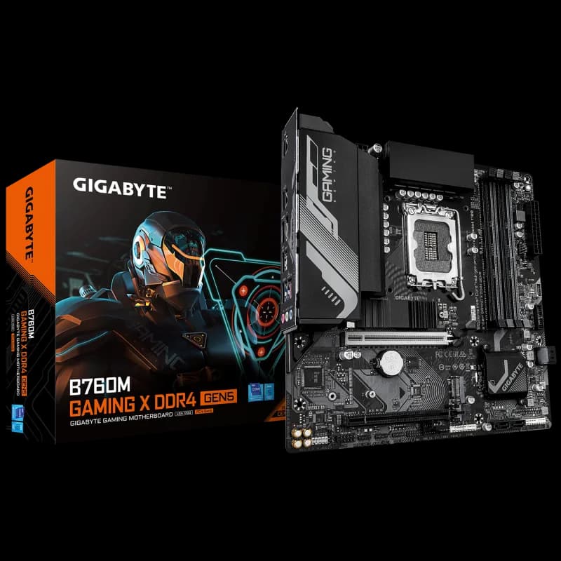 Placa de baza Gigabyte B760M GAMING X DDR4 GEN5, LGA 1700, DDR4, Micro-ATX