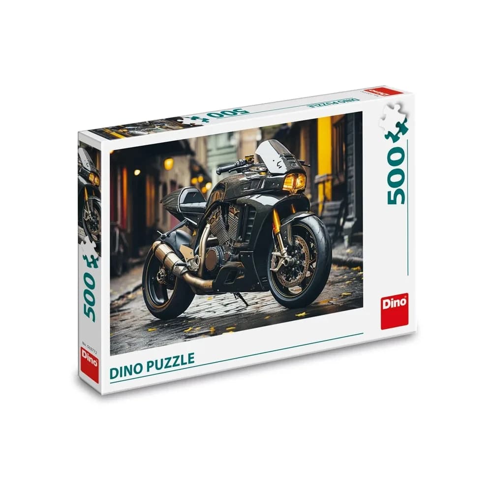 Puzzle 500 piese, Motocicleta - DINO TOYS — miniatură