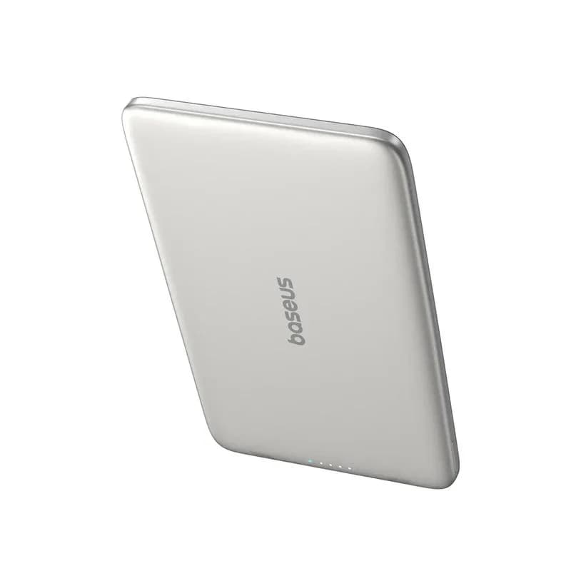 POWER BANK Baseus PicoGo AM41, 5000mAh, 20W, prindere magnetica, 1 x USB Type-C, cablu inclus USB Type-C la USB Type-C 0.3m, titanium, "P1007680C853-00" - 6932172690687