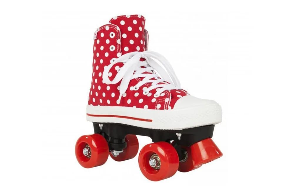 ROLE ROOKIE CANVAS HIGH POLKA DOTS 36.5 ROSU ALB