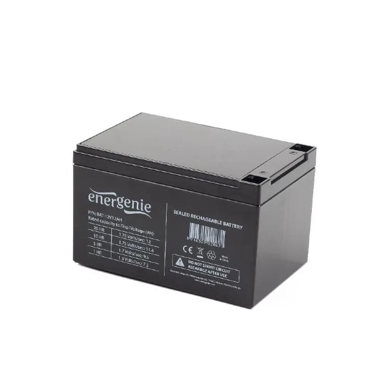 ACUMULATOR UPS GEMBIRD 12V / 12Ah, terminal F2(T2), dimensiune: 95x98x15mm, inaltime+terminal: 101mm, "BAT-12V12AH"