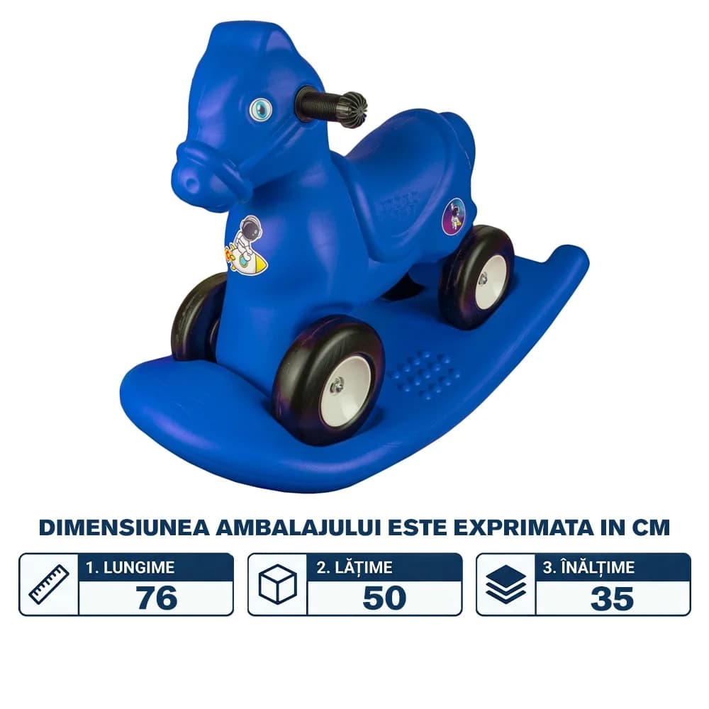 Calut balansoar 2 in 1, albastru - ROBENTOYS — miniatură