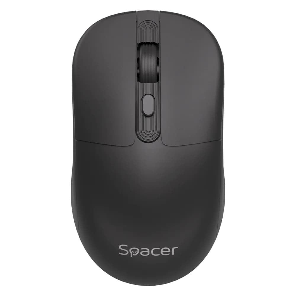 Mouse Wireless SPACER SPMO-WS03-BT, 1600 dpi, Negru