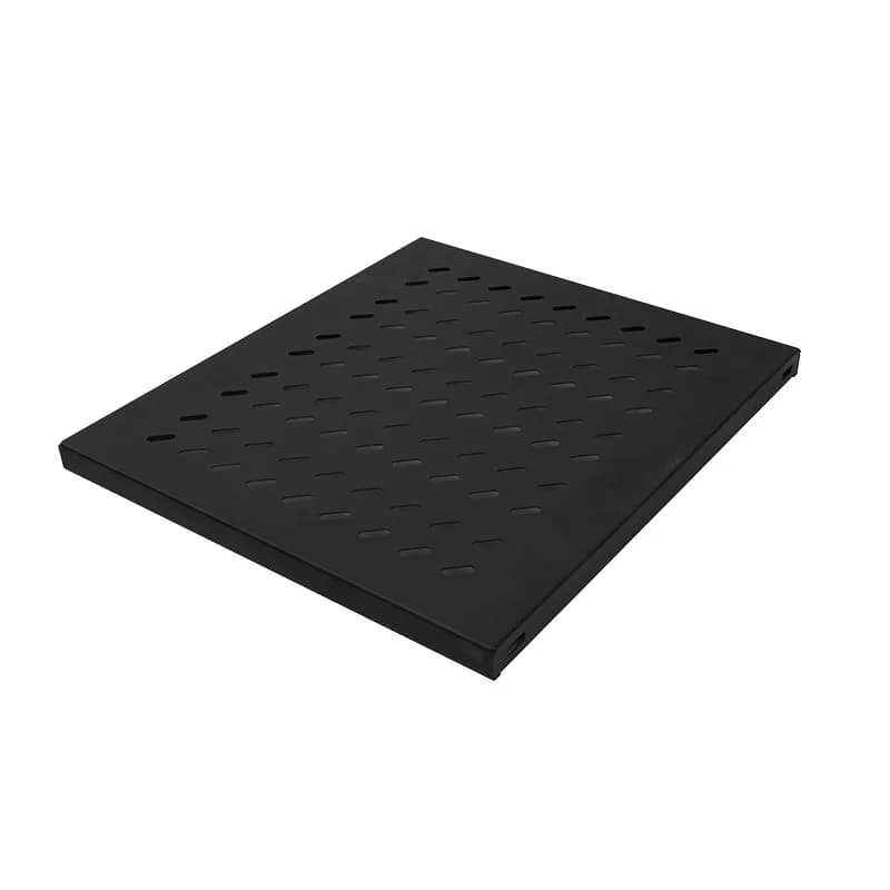 RAFT FIX LOGILINK 1U pentru rack 19", adancime 525mm, sarcina maxima 50Kg, vopsea antistatic, otel 1mm, black, "SF1F65B"