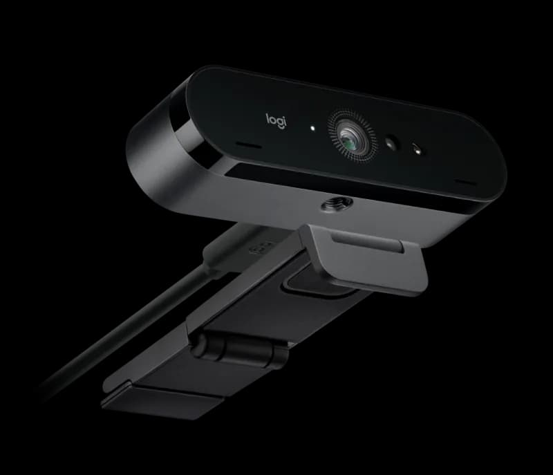 Camera Web Logitech BRIO 4K, 13 MP, rezolutie video 4K, USB-C, Negru