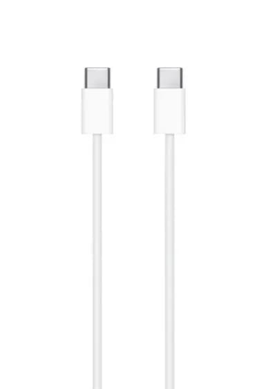CABLU alimentare si date smartphone Apple, USB Type-C (T) la USB Type-C (T), cauciuc, lungime 1 m, alb, "mm093zm/a" — miniatură