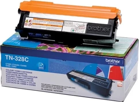 Toner Original Brother Cyan, TN328C, pentru HL-4570|MFC-9970|9270, 6K,"TN328C"