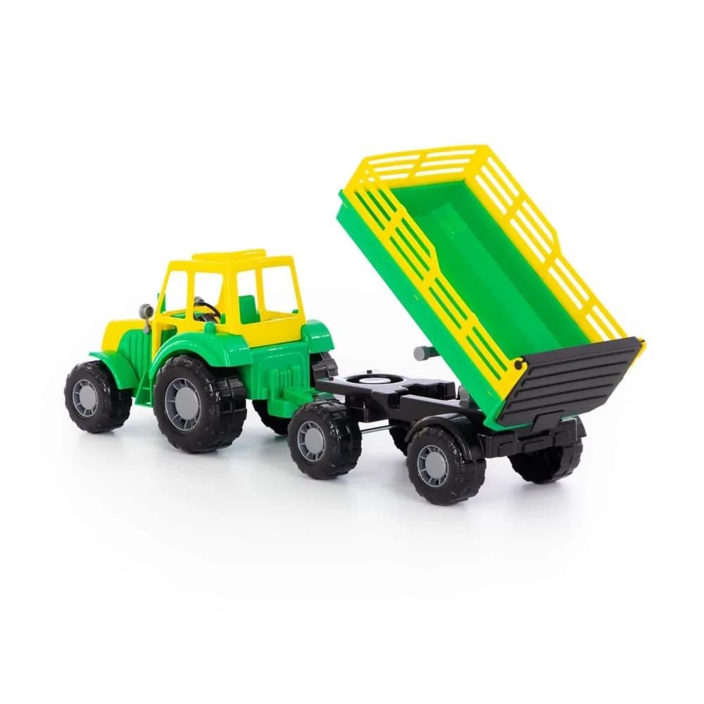 Tractor cu remorca - Altay, 57x17x18 cm, Polesie — miniatură