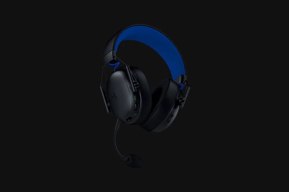 Casti wireless Razer Blackshark V3 X Hyperspeed for Playstation, microfon uni-directional, izolare fonică activă, sistem sunet 7.1, frecventa 20 - 28000, autonomie 70 ore, negru — miniatură