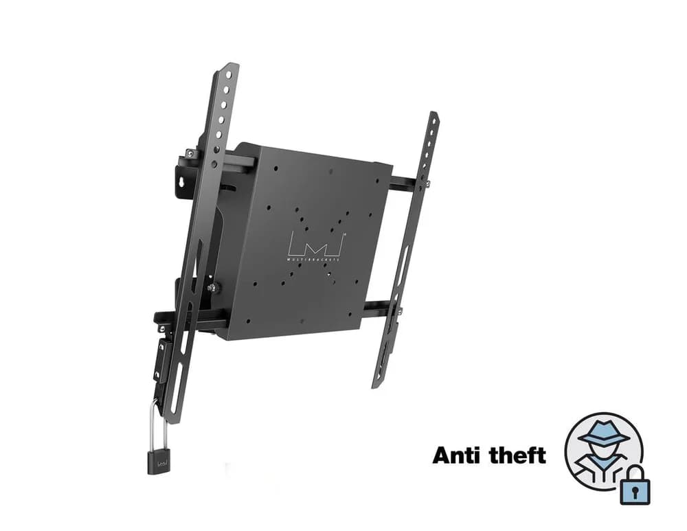 Suport TV de perete cu cutie mediabox Multibrackets MB-1831, cu inclinare, max.30 kg, negru