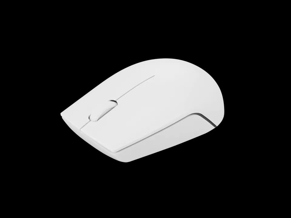Mouse Wireless Lenovo 300, 1000 dpi, Gri — miniatură
