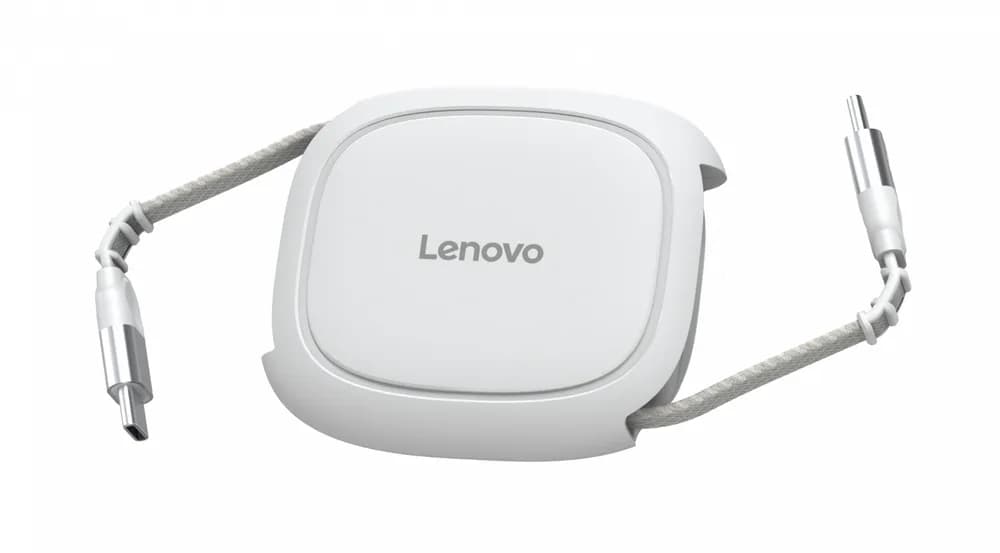Cablu Lenovo 240W USB-C Retractable; Greutate: 0.07kg; Dimensiuni: 120 mm x 100 mm x 30 mm; Culoare: Alb; Garantie: 1 an — miniatură