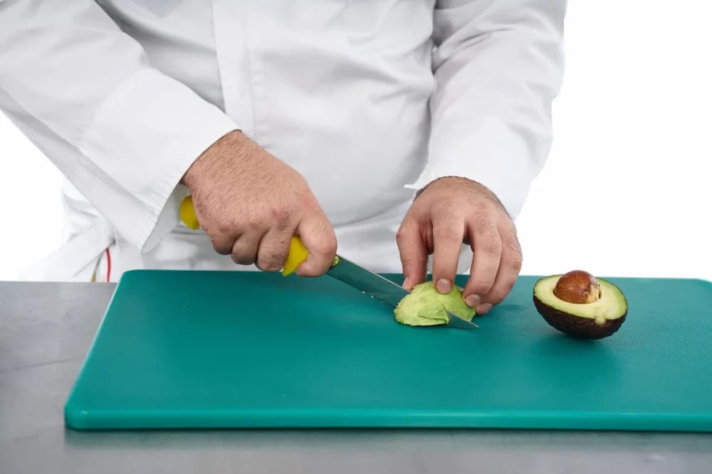 CUTIT DEZOSAT PROFESIONAL 18 CM, GALBEN, CHEF LINE, COOKING BY HEINNER — miniatură