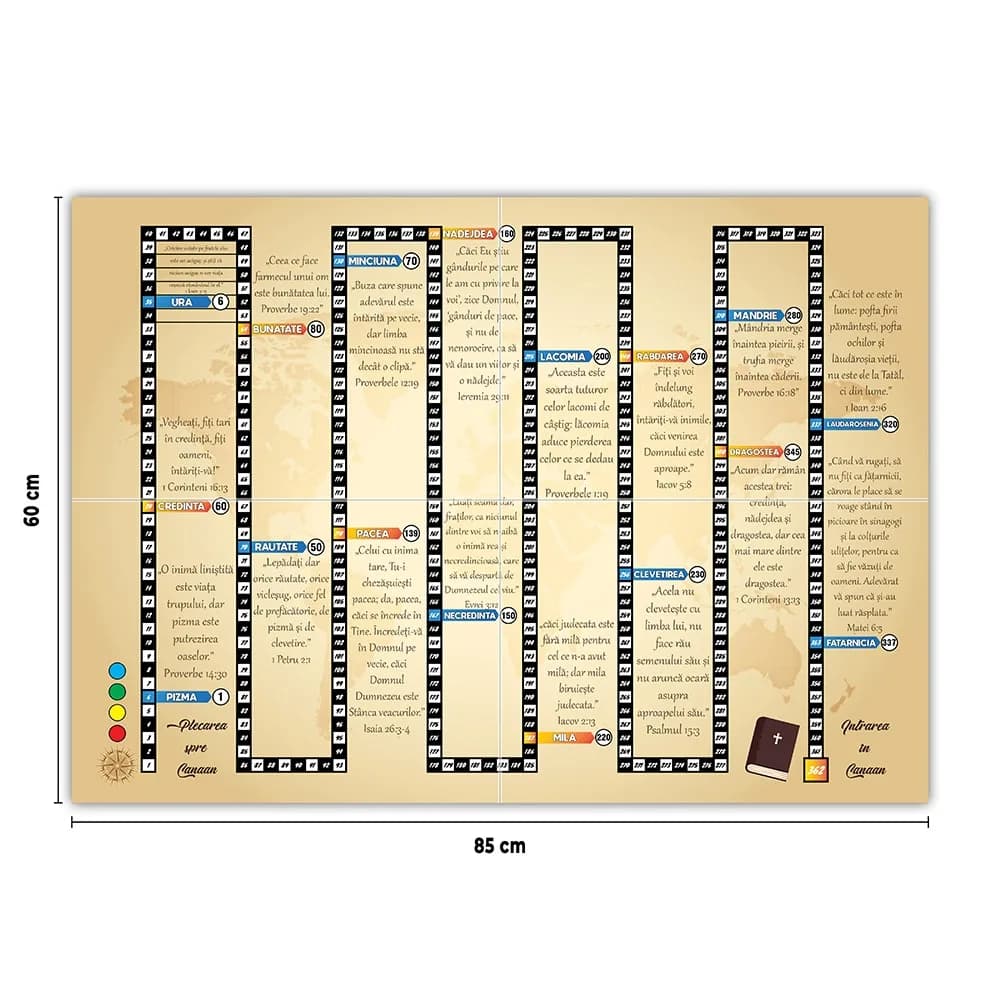 Joc Calatoria Crestinului spre Canaan - ROBENTOYS — miniatură