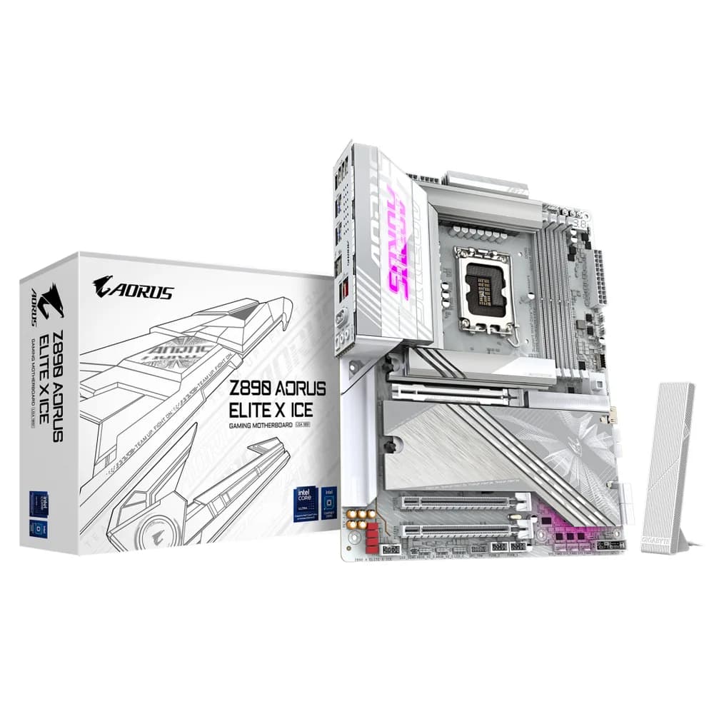 Placa de baza Gigabyte Z890 AORUS ELITE X ICE, Socket 1851, DDR5, ATX