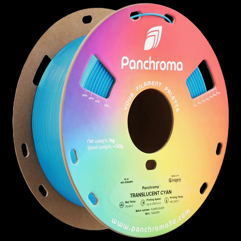 Filament Polymaker Panchroma PLA Translucent (CA02002) — miniatură