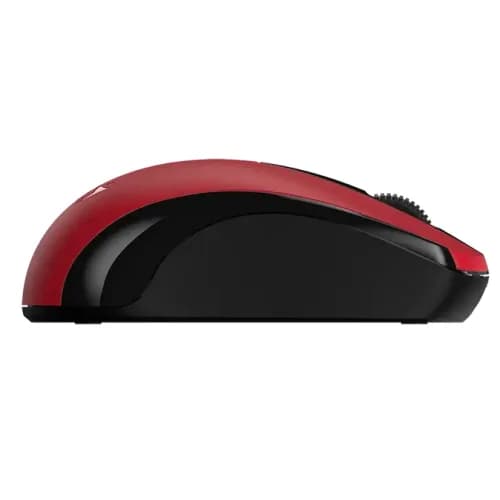 Mouse Genius "ECO-8100", PC sau NB, wireless 2.4GHz, optic, 1200 dpi, butoane/scroll 3/1, acumulator, rosu, "31030046402" 4710268 262763 — miniatură