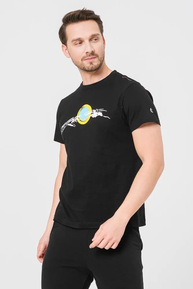 TRICOU CASUAL MANA BICICLETA BARBATI BLACK-XL — miniatură