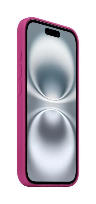 iPhone 16 Silicone Case with MagSafe - Fuchsia