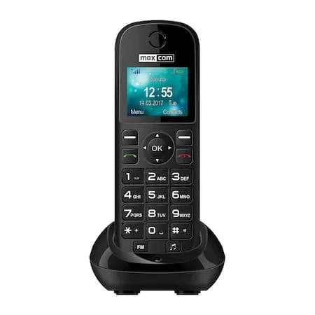 TELEFOANE MaxCom MM35D FIX+GSM Black, "MM35D Black"