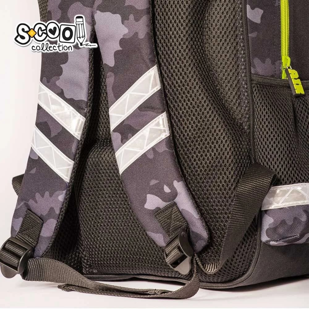 Ghiozdan ergonomic, 40.5x29x13.5 cm, AIR FORCE - S-COOL — miniatură
